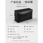 新款跨境pu鳄鱼纹收纳包耐磨大容量旅行洗漱包便携式化妆品手拿包